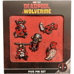 Marvel Комплект значки Erik Marvel: Deadpool & Wolverine - Deadpool (DDPL3PIN5SET01)
