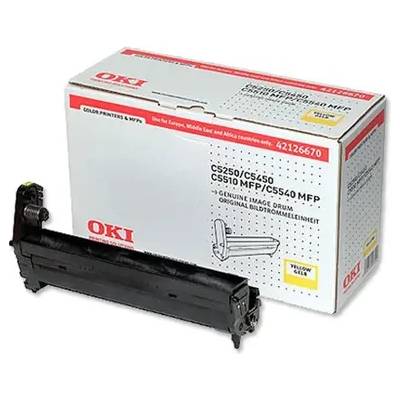 OKI БАРАБАННА КАСЕТА ЗА OKI C5250/C5450/C5510 MFP/5540 MFP - Yellow - DRUM UNIT - PN 42126670 (101OKIC5250 YD)