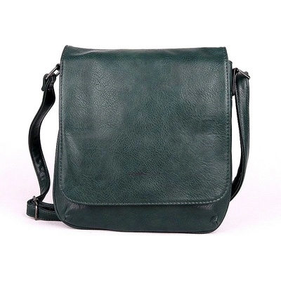 Romina & Co malá tmavěcrossbody kabelka F21 s klopou zelená