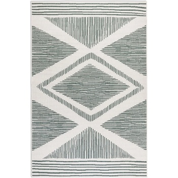 Elle Decoration Зелено-кремав външен килим 160x230 cm Gemini - Elle Decoration (106015-160x230)