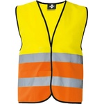 Korntex HI-VIS KXVW WOLFSBURG BASIC / Светоотразителна жилетка - жълто/оранжева L (76KXVWz2003)