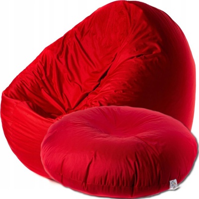 Supplies sedací vak chillout dvojfunkčný červenej