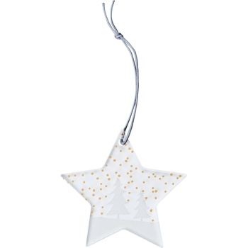 Raeder Коледна висулка Ice Star с елхички 8, 5 см (C92223)