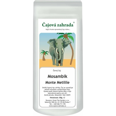 Čajová zahrada Mosambik OPI Monte Metilile černý čaj 80 g