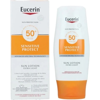 Eucerin Sun Extra Light SPF50 400ml cream - White