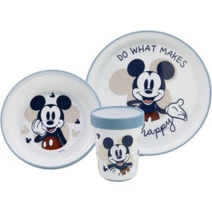 Stor Комплект за хранене Stor - Mickey Mouse, 3 части (10495)