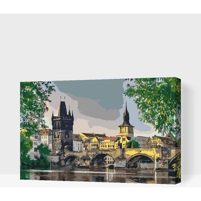 Painting Queens Painting Queens Karlův most 60 x 80 cm bez rámu a bez vypnutí plátna PBN/CHARLESBRIDGE/60X80/WO