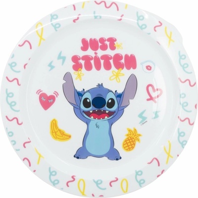 STOR Plastový talíř Stitch 22cm