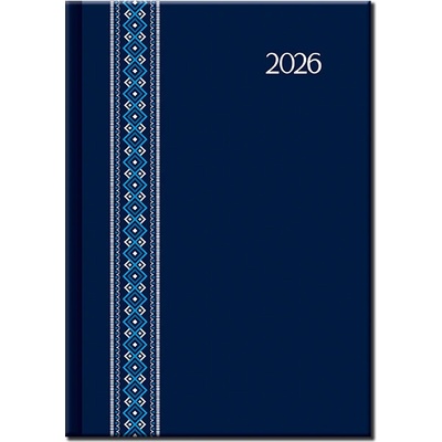 Folk A5 Denný 2026 modrý