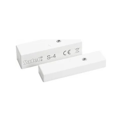 SATEL Сензор за отваряне satel ss4 за повърхностен монтаж/бял/магнитен sa-s-4 (sa-s-4)