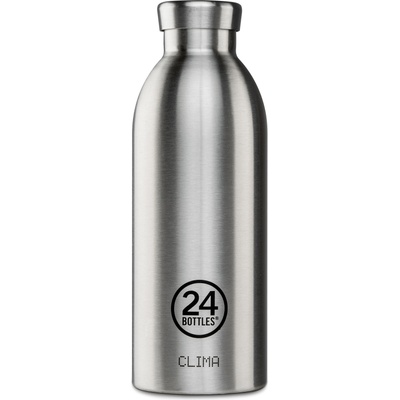 24Bottles Термобутилка Clima Basic 500 мл сребърна (50)