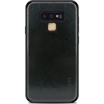 MOFI Samsung Note 9 MOFI силиконов калъф за телефон с ефект на кожа, ЧЕРЕН (GP-79066)