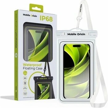 Mobile Origin Waterproof Floating Case 6.5" White/Black DBL-WHT-BLK01