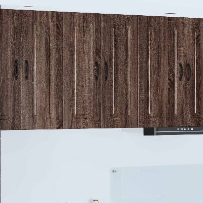 vidaXL Панел за миялна машина Kalmar Кафяв дъб 60 x 31 x 80 см (884701)