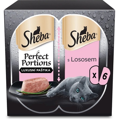 Sheba Perfect Portions losos 6 x 37,5 g