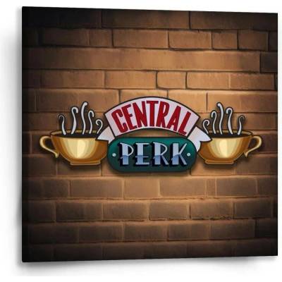 Sablio Obraz Seriál přátelé CENTRAL PERK Cihly - 50x50 cm