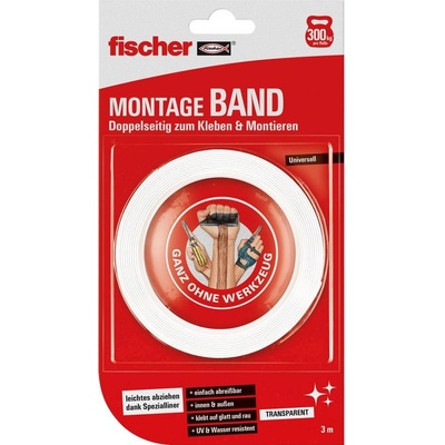 Fischer oboustranná montážní páska 3 m x 19 mm