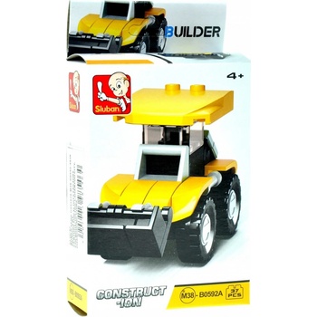 Sluban B0377C Town Stavitelé Malý pásový bagr 132 ks
