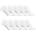Donnay Дамски чорапи Donnay Trainer 10pk socks Ladies - White