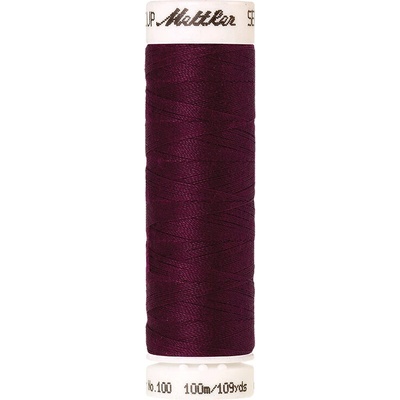 Nitě SERALON 100m na univerzální šití, polyester AMANN Mettler - více barev 6677: 1067 purpurová