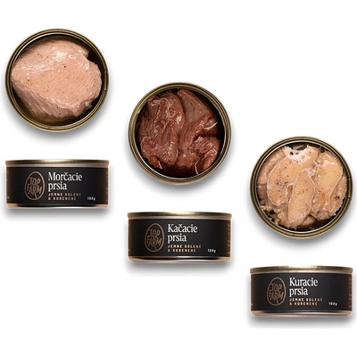 Top-farm Kuracie prsia jemne solené a korenené 100 g