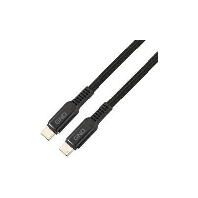 GND USBCC200MM02 USB-C / USB-C, 2m, černý