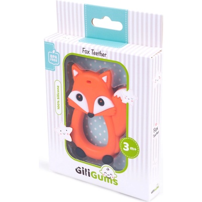 GiliGums silikon Liška oranžová