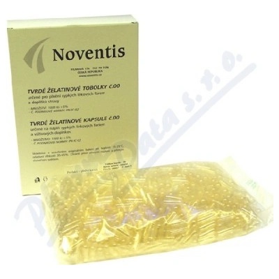 Noventis želatinové tobolky velikost 00 natural 1000 ks – Hledejceny.cz