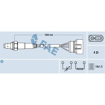 Lambda sonda FAE 77134