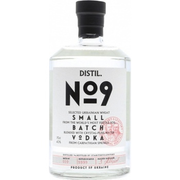 Vodka Distil No9 40% 0,7 l (holá láhev)