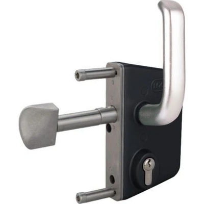LOCINOX LSKZ 9005 - komplet zámkové krabice pro profil 80 mm, pro posuvné brány, černý LSKZ8080U2L_9005