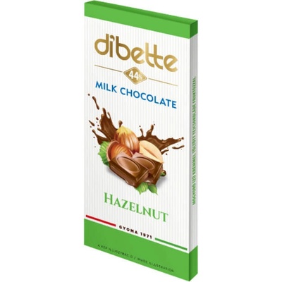 Dibette Mliečna čokoláda s krémom s orieškovou príchuťou 44% 80 g