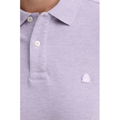 United Colors of Benetton Памучна тениска с яка United Colors of Benetton (3088U3023)