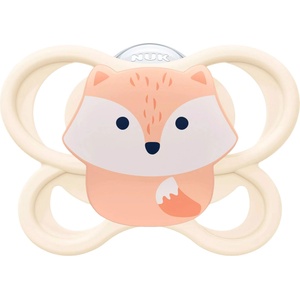 Nuk Силиконова залъгалка NUK Perfect Match Air - 0-6 м, Лисица (10175347) - baby