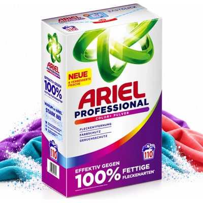 Ariel Professional 100% Color+ prášek na praní 110 PD