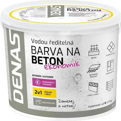Denas Beton Ekonomik 5 kg sivá