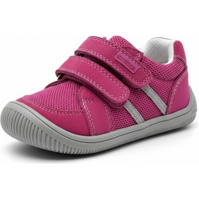 Protetika dievčenská celoročná obuv Barefoot BRIK FUXIA fuxia