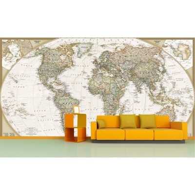 IMPAR Fototapeta Mapa světa rozměry 126 x 84