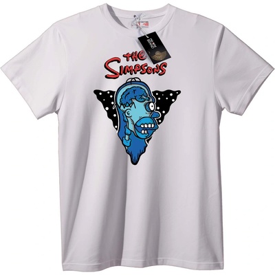 NOONEBRAND Тениска Синият Герой от Simpsons - 3XL, Black