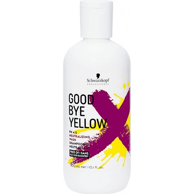 Schwarzkopf Good Bye Yellow Neutralizing Bonding Wash šampon 300 ml – Zboží Dáma