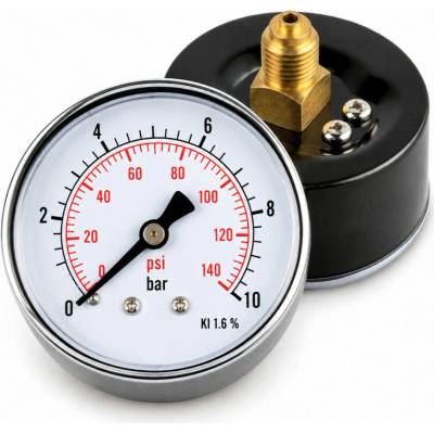 ITALTECNICA Manometer 10 bar so zadným pripojením