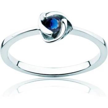 Image 1 of SAVICKI Пръстен Heart of the Ocean: бяло злато, сапфир