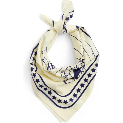 Hay Бандана за куче Hay от рециклиран материал 55 x 55 см кремаво-синя (AE930-D281-AP76)