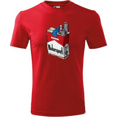 Tričko Motorsport červená