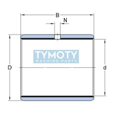 SKF PCM 101212 M puzdro klzné, oceľ-POM
