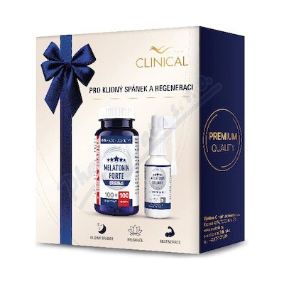 Clinical Melatonin Forte Original + Melatonin spray 100 tablet + 30 ml