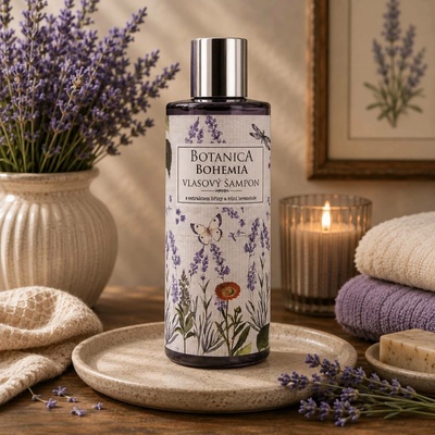 Bohemia Gifts & Botanica Levandule s extraktem břízy šampon 200 ml