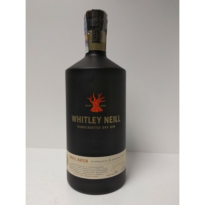Whitley Neill London Dry Gin 43% 1 l (holá láhev)
