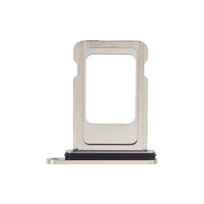 Šuplík SIM iPhone 15 Pro, 15 Pro Max Single SIM white titanium
