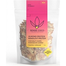 Sense Coco Kokosové chipsy BIO mandlový protein 40 g